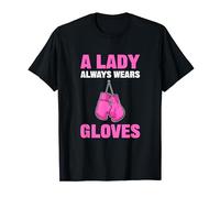 A Lady Always Wear Gants de boxe Boxer T-Shirt