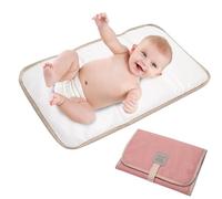 à langer pliable pour bébé, portable, doux et imperméable, pour nouveau-nés, voyage, maison, extérieur, nécessaire pour bébé, 31 x 21 cm
