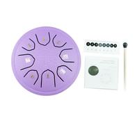 à langue en acier de 4, 5 pouces, 8, color, A | à main Handpan, Instrument de Percussion avec maillets, éducation musicale, Concert, tambourin musical