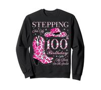 À l'approche de Mon 100e Anniversaire avec Mes Bottes au Sol Sweatshirt
