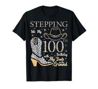 À l'approche de Mon 100e Anniversaire avec Mes Bottes au Sol T-Shirt