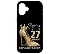 À l'approche de Mon 27e Anniversaire avec la grâce et la miséricorde de Dieu Coque pour iPhone 16