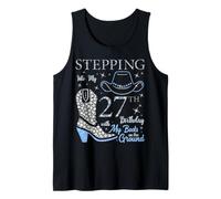 À l'approche de Mon 27e Anniversaire avec Mes Bottes au Sol Débardeur