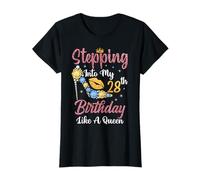 À l'approche de Mon 28e Anniversaire comme Une Reine Heureuse pour Moi T-Shirt