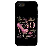 À l'approche de Mon 40e Anniversaire comme Une Reine, Une Femme de 40 Ans Coque pour iPhone SE (2020) / 7/8