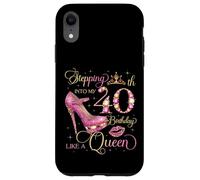 À l'approche de Mon 40e Anniversaire comme Une Reine, Une Femme de 40 Ans Coque pour iPhone XR