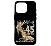 À l'approche de Mon 45e Anniversaire avec la grâce et la miséricorde de Dieu Coque pour iPhone 16 Pro