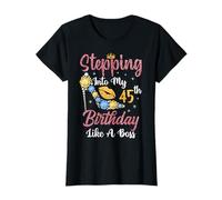 À l'approche de Mon 45e Anniversaire comme Un Patron Content de Moi T-Shirt