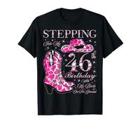 À l'approche de Mon 46e Anniversaire avec Mes Bottes au Sol T-Shirt