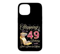 À l'approche de Mon 49e Anniversaire avec la grâce et la miséricorde de Dieu Coque pour iPhone 15