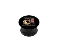 À l'approche de Mon 49e Anniversaire avec la grâce et la miséricorde de Dieu PopSockets PopGrip Adhésif
