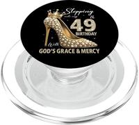 À l'approche de Mon 49e Anniversaire avec la grâce et la miséricorde de Dieu PopSockets PopGrip pour MagSafe