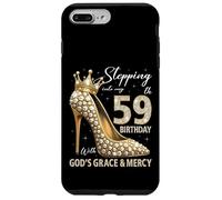 À l'approche de Mon 59e Anniversaire avec la grâce et la miséricorde de Dieu Coque pour iPhone 7 Plus/8 Plus