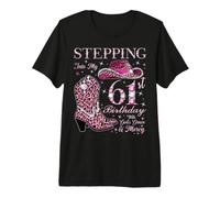 À l'approche de Mon 61e Anniversaire avec la grâce et la miséricorde de Dieu T-Shirt Haut de Gamme
