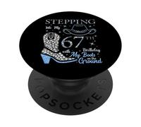 À l'approche de Mon 67e Anniversaire avec Mes Bottes au Sol PopSockets PopGrip Adhésif