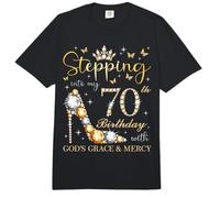 À l'approche de Mon 70e Anniversaire, C'est l'anniversaire de la grâce et de la miséricorde de Dieu Comfort Colors Adult Heavyweight T-Shirt