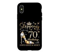 À l'approche de Mon 70e Anniversaire, C'est l'anniversaire de la grâce et de la miséricorde de Dieu Coque pour iPhone X/XS