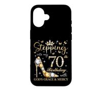 À l'approche de Mon 70e Anniversaire, C'est l'anniversaire de la grâce et de la miséricorde de Dieu Coque pour iPhone 16