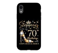À l'approche de Mon 70e Anniversaire, C'est l'anniversaire de la grâce et de la miséricorde de Dieu Coque pour iPhone XR
