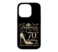 À l'approche de Mon 70e Anniversaire, C'est l'anniversaire de la grâce et de la miséricorde de Dieu Coque pour iPhone 14 Pro