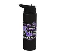 À l'approche de mon anniversaire d'août avec la grâce et la miséricorde de Dieu Stainless Steel Insulated Water Bottle