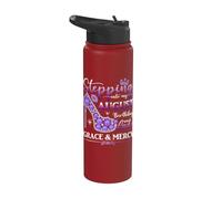 À l'approche de mon anniversaire d'août avec la grâce et la miséricorde de Dieu Stainless Steel Insulated Water Bottle