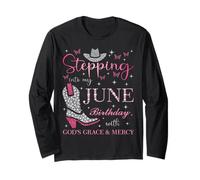À l'approche de Mon Anniversaire de Juin avec la grâce et la miséricorde de Dieu Manche Longue