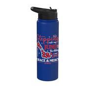 À l'approche de mon anniversaire de juin avec la grâce et la miséricorde de Dieu Stainless Steel Insulated Water Bottle