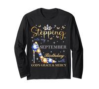 À l'approche de Mon Anniversaire de Septembre avec la grâce de Dieu Manche Longue