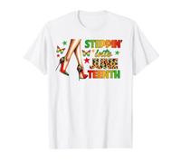 À l'approche du 16 Juin, Talons Aiguilles Celebrate Freedom T-Shirt Graphique avec Valeur