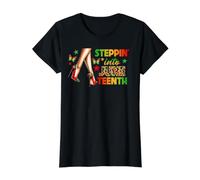 À l'approche du 16 Juin, Talons Aiguilles Celebrate Freedom T-Shirt Graphique avec Valeur