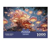 A Large Tree with Moss-Covered Roots 1000 Pcs Découpe Précise Puzzle Mushroom Garden Vibrant Jigsaw Jouet Éducatif Déco pour Enfants 70x50cm/1000pcs