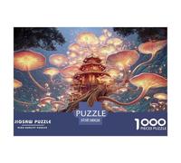 A Large Tree with Moss-Covered Roots 1000 Piece Découpe Précise Puzzle Mushroom Garden Famille Jigsaw Jouet Éducatif pour Adultes 38x26cm/1000pcs