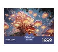 A Large Tree with Moss-Covered Roots 1000 Pièces Découpe Précise Puzzle Mushroom Garden Amusant Jigsaw Jouet Éducatif pour Amis 52x38cm/1000pcs