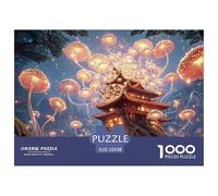 A Large Tree with Moss-Covered Roots 1000 Pièces Papier Premium Puzzle Dreamlike Pavilion Anti-Stress Jigsaw Jouet Éducatif pour Amis 52x38cm/1000pcs