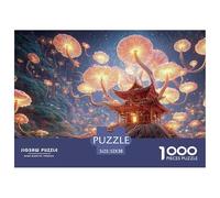A Large Tree with Moss-Covered Roots 1000 Pièces Puzzles Mushroom Garden Images Vibrantes Puzzle pour Adultes Jouets De Défi Familial 52x38cm/1000pcs