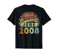 (À l'arrière) 18 édition limitée 2008 Juin 18th Birthday T-Shirt