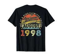 (À l'arrière) 28 édition limitée 1998 août 28e Anniversaire T-Shirt