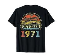 (À l'arrière) 55 Édition limitée 1971 Octobre 55e Anniversaire T-Shirt