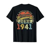 (À l'arrière) 85 Édition limitée 1941 Juin 85th Birthday T-Shirt