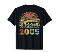 (À l'arrière) Édition limitée 21 Avril 2005 21e Anniversaire T-Shirt