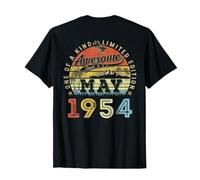 (À l'arrière) Édition limitée 72 mai 1954 72e Anniversaire T-Shirt