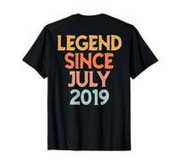 À l'arrière - Vintage 2019 - pour Femme de 7 Ans - 7e Anniversaire T-Shirt