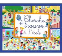 A l'école - Cherche et trouve - Raphaella Cosco - Piccolia - cartonné - Livre-jeu