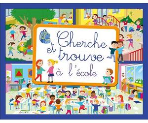 A l'école - Cherche et trouve - Raphaella Cosco - Piccolia - cartonné - Livre-jeu