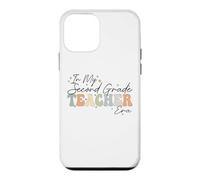 À l'époque de ma deuxième année, Retro Groovy Back to School Professeurs Coque pour iPhone 12 Mini