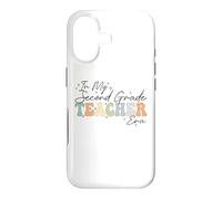À l'époque de ma deuxième année, Retro Groovy Back to School Professeurs Coque pour iPhone 17