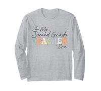À l'époque de ma deuxième année, Retro Groovy Back to School Professeurs Manche Longue