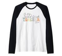 À l'époque de ma deuxième année, Retro Groovy Back to School Professeurs Manche Raglan