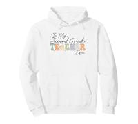 À l'époque de ma deuxième année, Retro Groovy Back to School Professeurs Sweat à Capuche